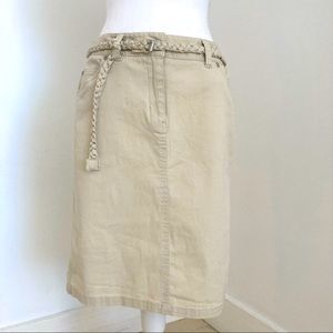 For the Republic Khaki Pencil Skirt 6